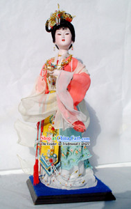 Handmade Peking Silk Figurine Doll - Xi Shi