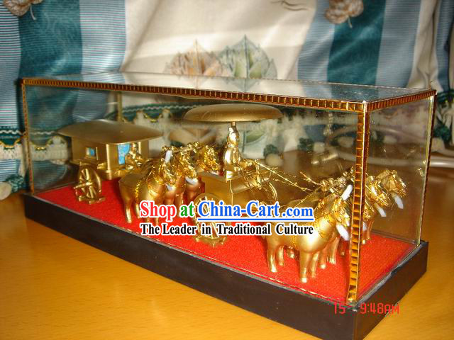 China Classical Terra Cotta Warrior-Brass Unit