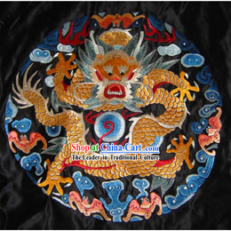 Chinese Hand Embroidery Fire Dragon Flake