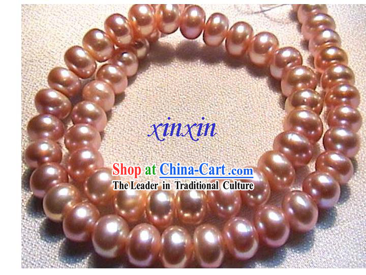 Nice Pink Natural Pearl Necklace