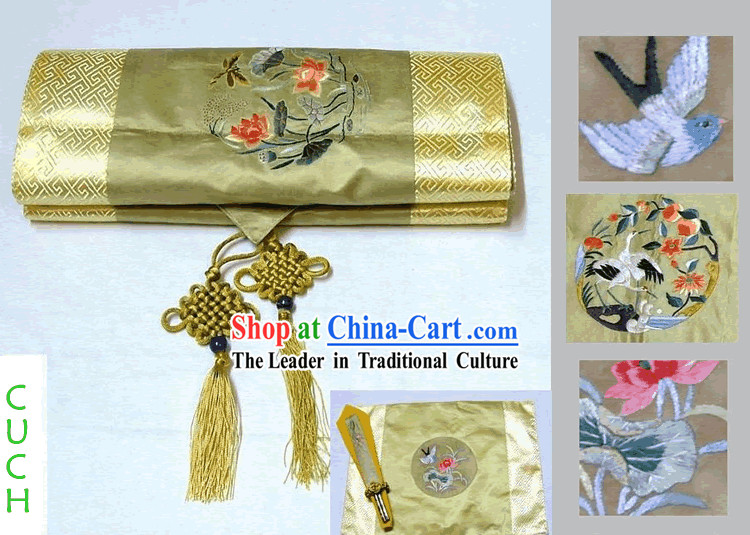 Chinese Classic Handmade Embroidery Table Runner