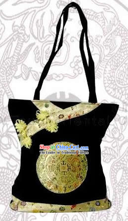 Chinese Classic Handmade Dragons Silk Bag