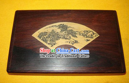Chinese Classic Hand Carved Business Card Box