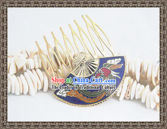 Chinese Classic Cloisonne Hairpin-Phoenix