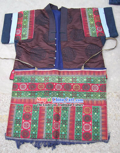 Chinese Stunning Miao Tribe Hand Embroidery Collectible-Prosperous Jacket