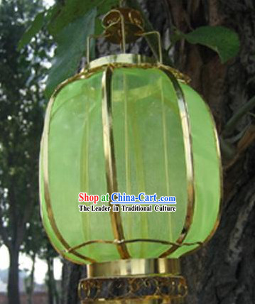 Chinese Classical Ancient Style Silk Iron Lantern