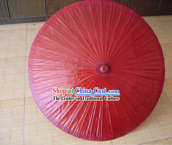 Traditional Chinese Double People Size Lucky Red Wedding Umbrella