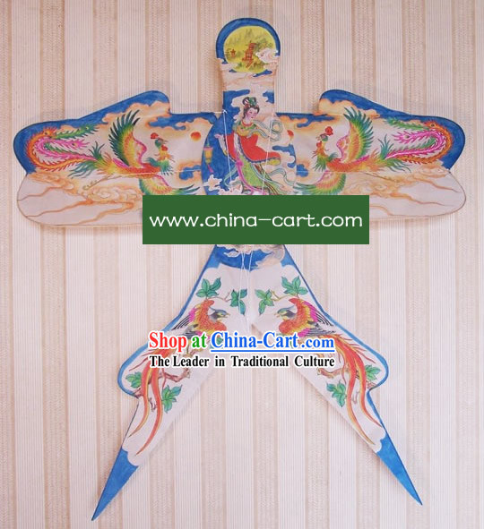 Chinese Classical Hand Painted and Made Swallow Kite - Phoenix