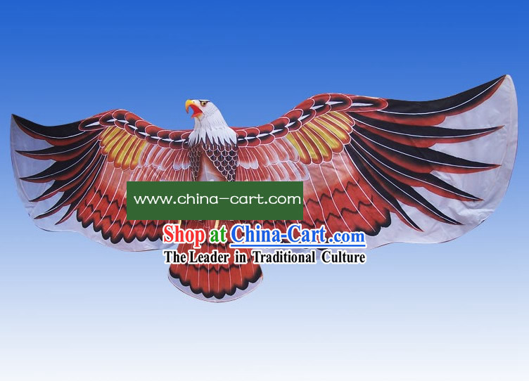 Super Large Chinese Weifang Hand Painted and Made Kite - Eagle