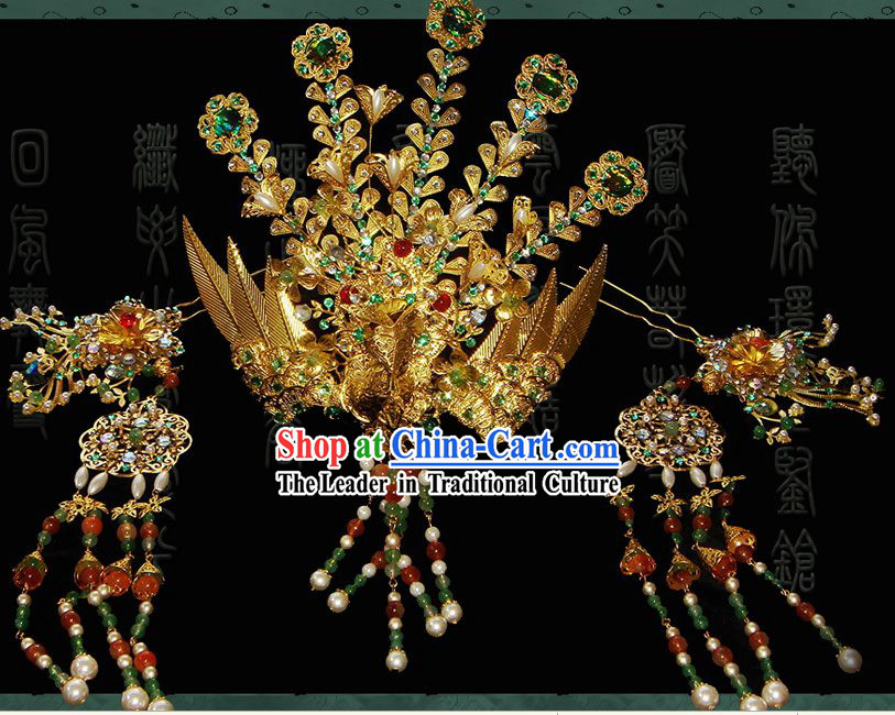 Supreme Chinese Handmade Hair Clasp for Ancient Costumes