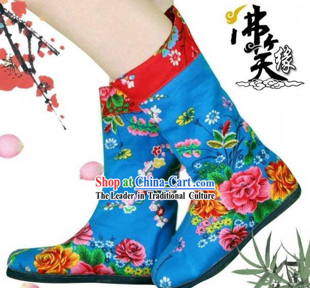 Traditional Chinese Hand Embroidery Cloth Shoes