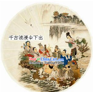 Chinese Traditional Hand Made Eight Fairies Umbrella