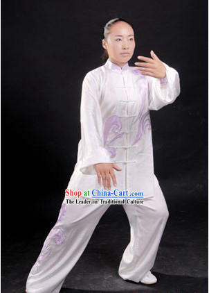 China Martial Arts Tai Chi Blouse and Pants Complete Set