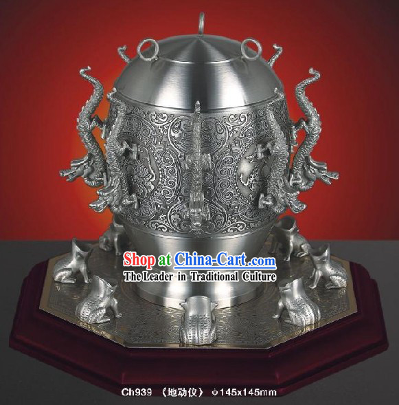 Chinese Archaize Tin Seismograph