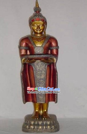 Large Southeast Asia Thai Figurine of Sleeping Buddha
