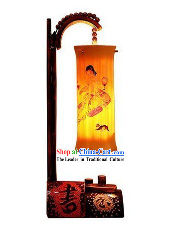 Chinese Classic Bamboo Table Lanterns