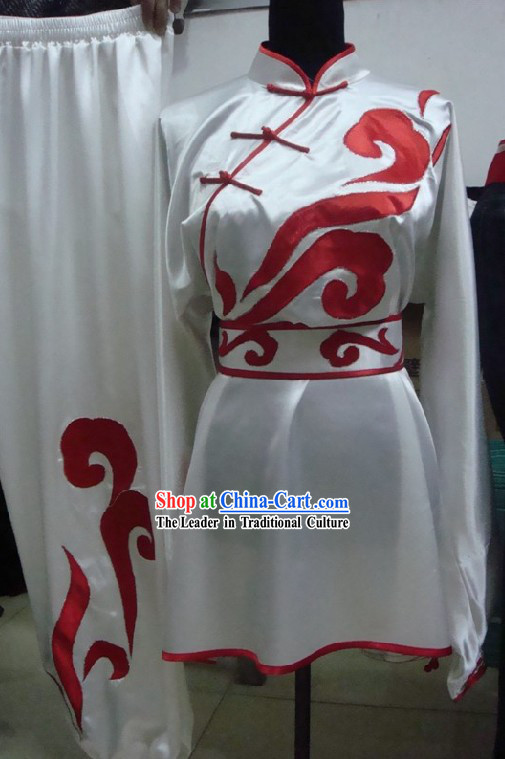 Chinese Silk Embroidered Tai Chi Uniform Complete Set