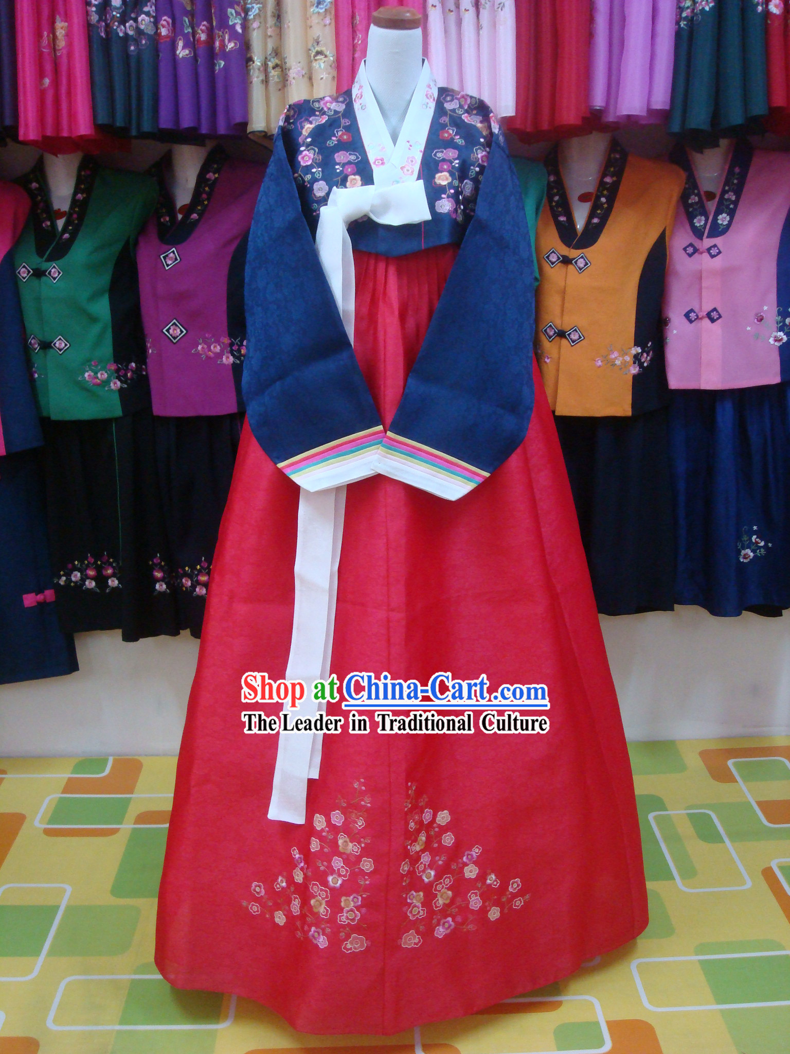Korean Classical Mother Hanbok Wedding Dress