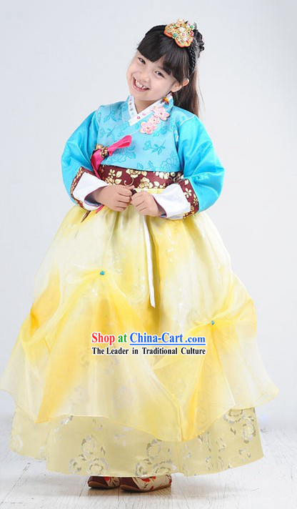 Traditional Korean Girl Hanbok Set