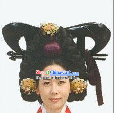 Ancient Korean Palace Wig Set for Women