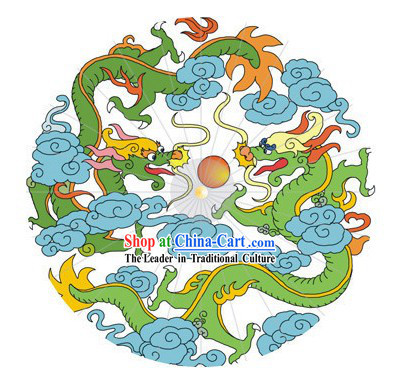 Chinese Wedding Dragon and Phoenix Umbrella