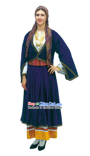 Aegean Island Female Traditional Dance Costume