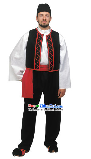 Sarakatsanos Male Traditional Greek Costume