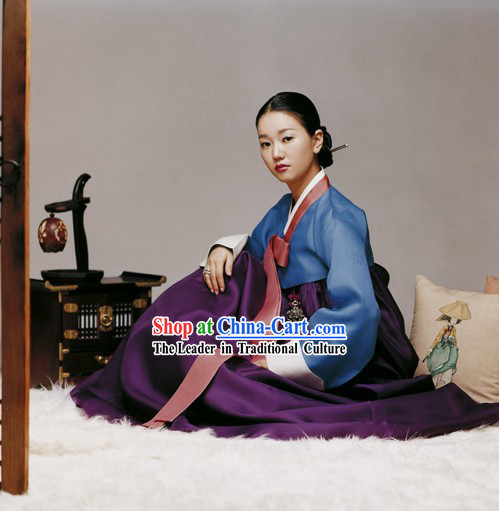 Traditional Korean Hanbok Dress Set