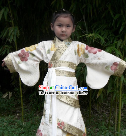 Ancient Chinese Children Birthday Dress for Girls