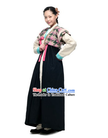 Ancient Korean Swordswoman Costume Set