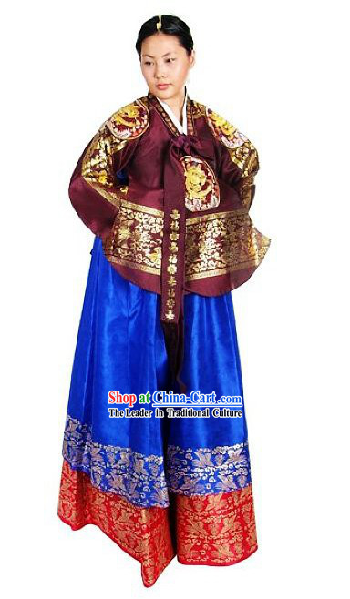 Korean Palace Empress Dress Complete Set