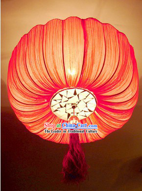 Chinese Handmade Large Lotus Ceiling Lantern