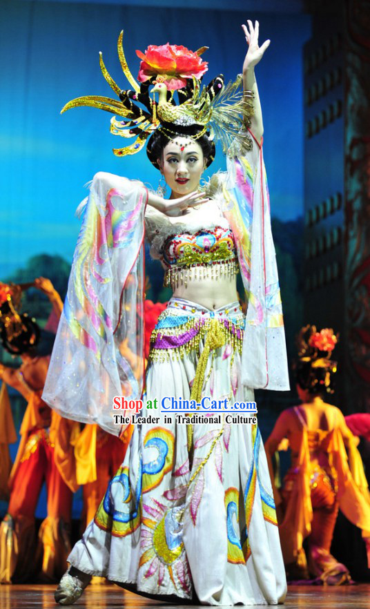 Chinese Empress Phoenix Dance Costume Complete Set