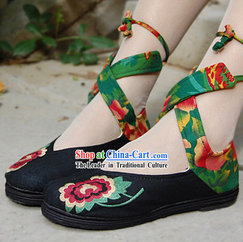 Chinese Traditional Cloth Dance Shoes for Women