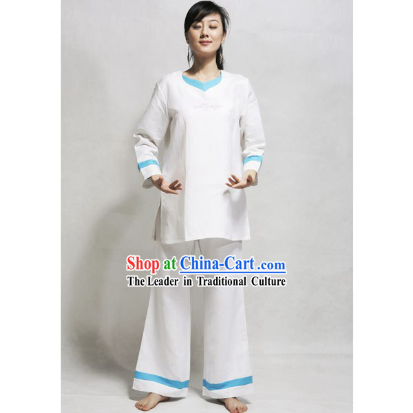 Chinese Flax Tai Chi Uniform