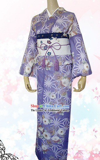 Traditional Japanese Kimono Complete Set