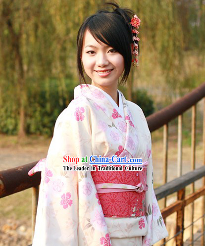 Traditional Japanese Kimono Hair Decoration Set