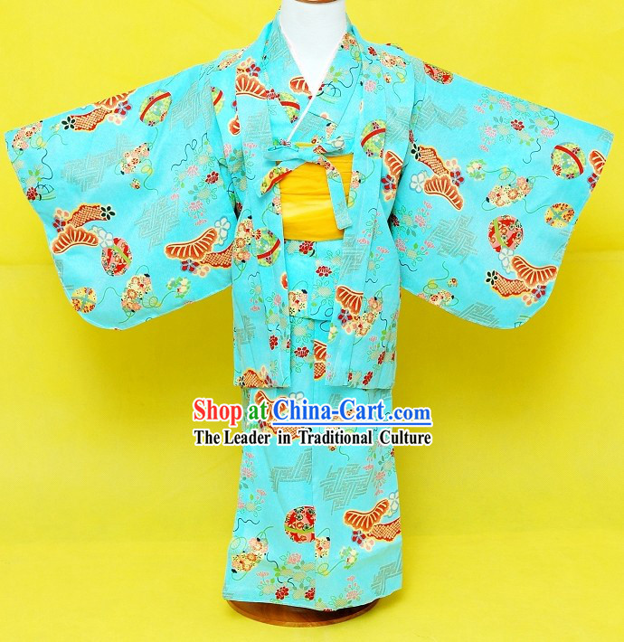 Traditional Japanese Kimono Complete Set for Children