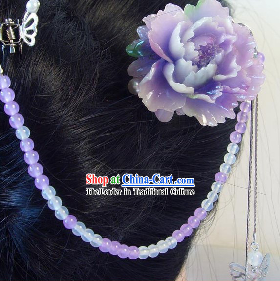 Ancient Chinese Style Flower Headpiece