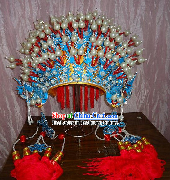 Chinese Peking Opera Butterfly Phoenix Crown for Women