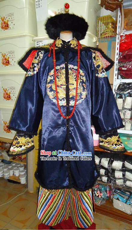 Ancient Chinese Highness Princess Clothing and Coronet Complete Set