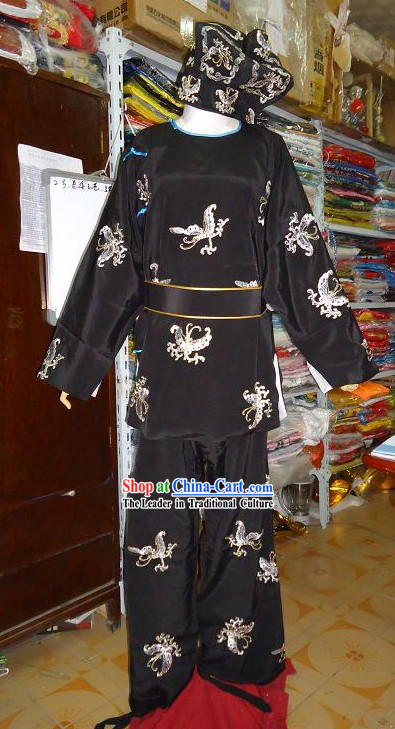 Chinese Peking Opera Male Costume Complete Set