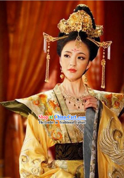 Ancient Chinese Tang Dynasty Princess Hair Accessories Complete Set