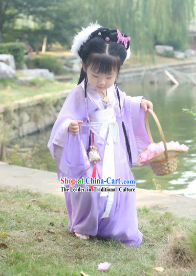 Chinese Hanfu Birthday Clothing for Girls