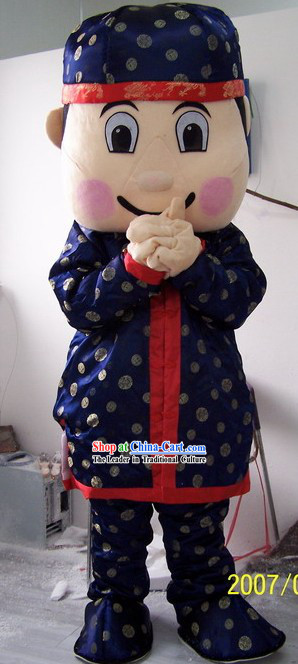 Chinese Boy Mascot Costumes Complete Set