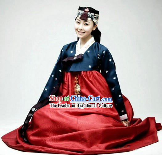 Ancient Korean Hanbok Dress Set for Women