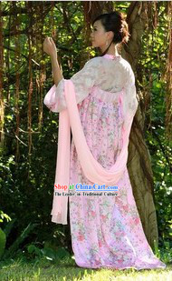 Ancient Chinese Lady Silk Cape