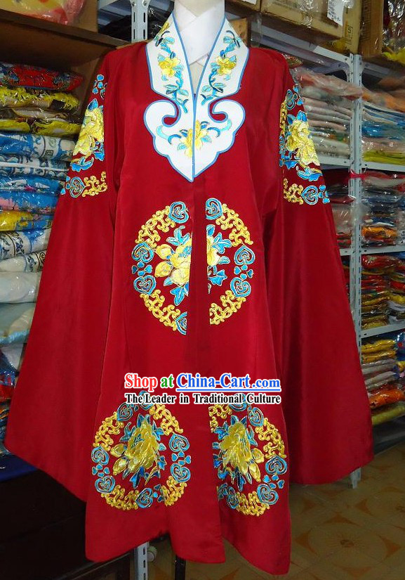 Chinese Opera Embroidered Flower Nv Pi Costumes