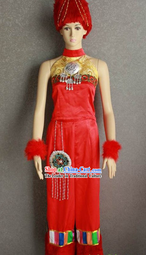 Traditional Chinese Minority Dress Complete Set