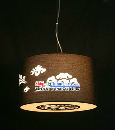 Traditional Chinese Auspicious Cloud Cloth Lantern Set